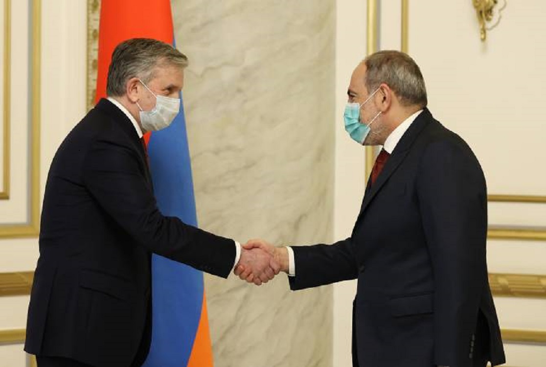 Զուրաբովը Փաշինյանին է ներկայացրել Հայաստանում իրականացնելիք ներդրումային ծրագրերը