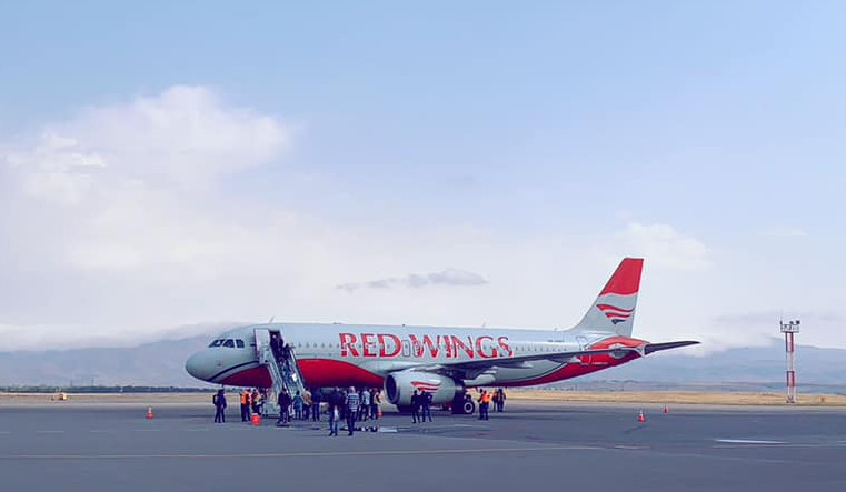 Մեկնարկել են Red Wings ավիաընկերության Մոսկվա-Գյումրի-Մոսկվա չվերթերը