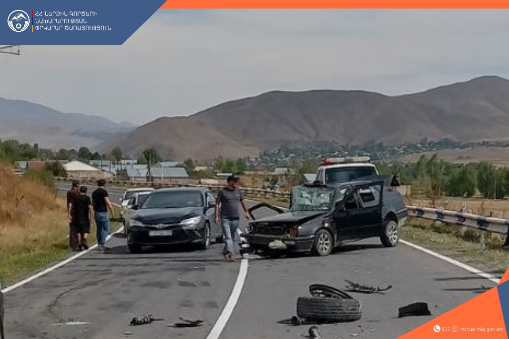 Սպիտակ-Գյումրի ավտոճանապարհին բախվել են ավտոմեքենաներ․ կա զոհ