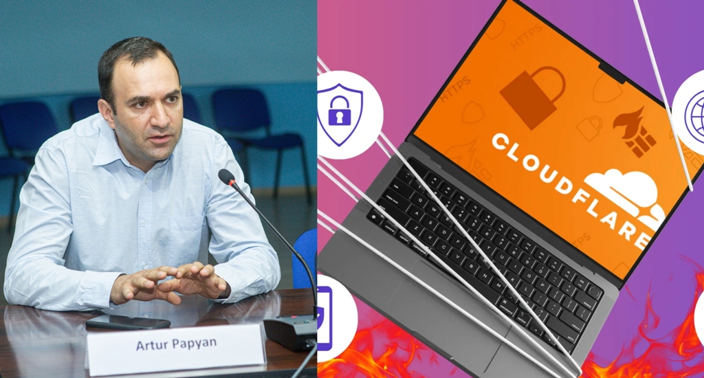 Խոշորագույն DDoS պաշտպանություն և բովանդակության հասանելիություն ապահովող հարթակը՝ Cloudflare֊ը, խնդիր է ունեցել. Արթուր Պապյան