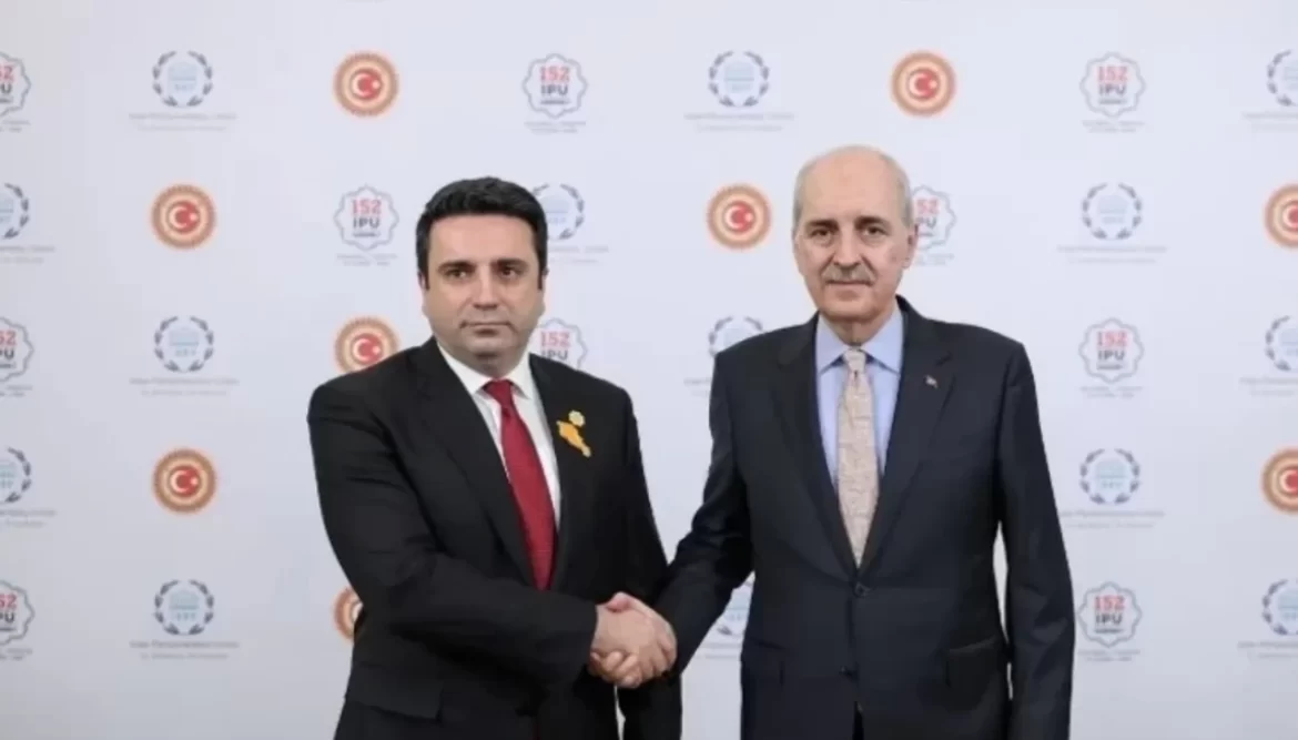Ստամբուլում հանդիպել են ՀՀ-ի և Թուրքիայի խորհրդարանի նախագահները