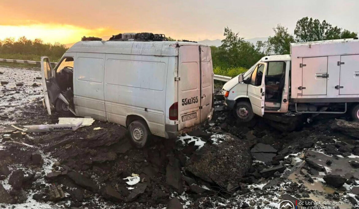 Երևան–Սևան ճանապարհին կայծակի հետևանքով վնասված կամուրջը կվերանորոգվի կարճ ժամկետում. Խուդաթյան